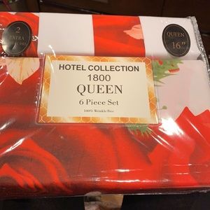 6 piece hotel collection sheet set